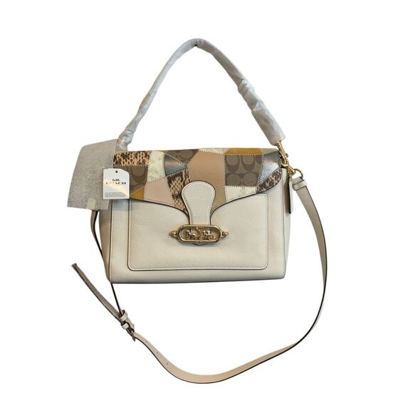 LIMITED EDITION Coach Jade Messenger Patchwork - Picture 2 of 11